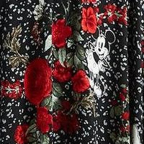 ❤️NWT VINTAGE TORRID DRESS MICKEY MOUSE FLORAL MINI SUPERSOFT SKATER DISNEY PLUS - Picture 7 of 12